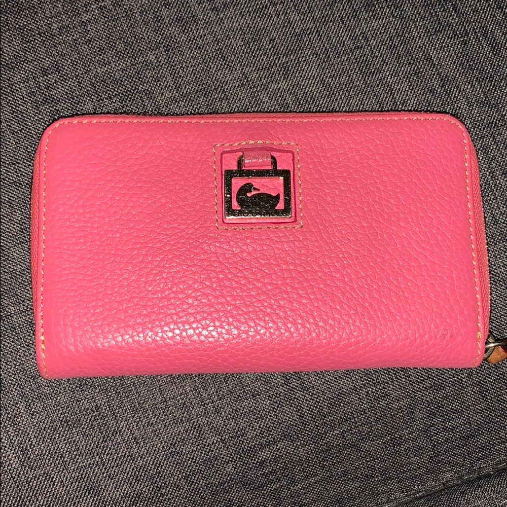 *final price* Authentic Pink Leather Dooney Wallet